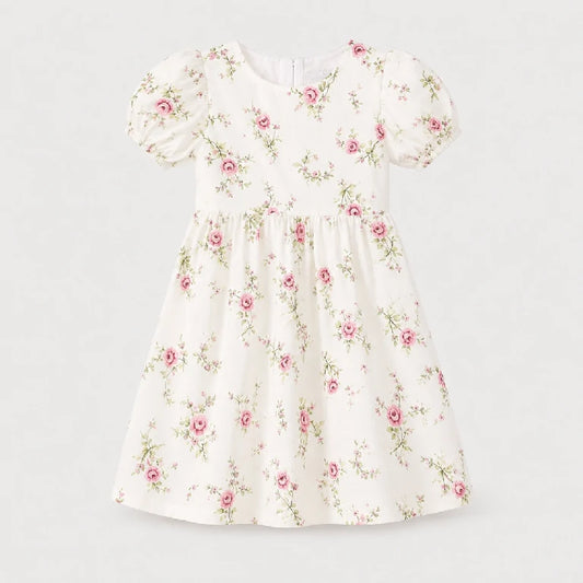 Line Skirt Summer Cotton Frock | Peakachu