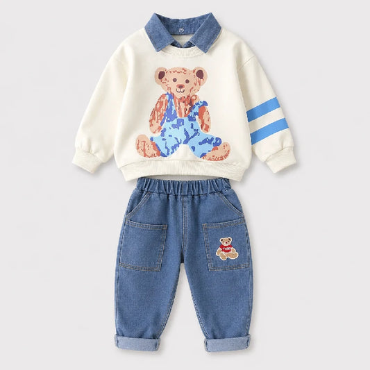 Graphic Shirt + Denim Shorts | Peakachu