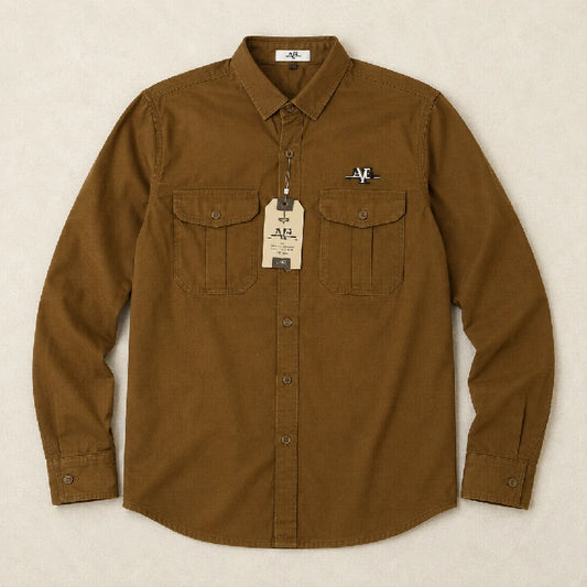 Utility Shirt Double Flap Pockets | Peakachu