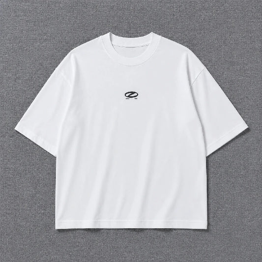 Oversized Graphic Solid Print T-Shirt | Peakachu