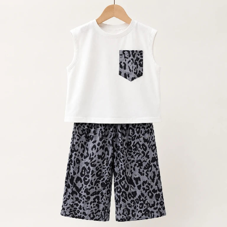 Graphic Cheetah Printed Co-Ord Set | Peakachu