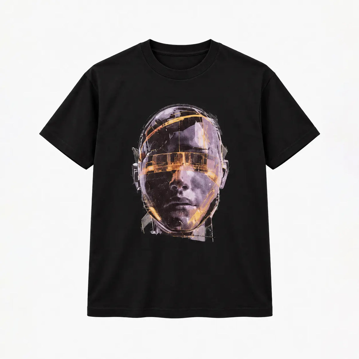 Cybernetic Oversized Helmet T-shirt | Peakachu