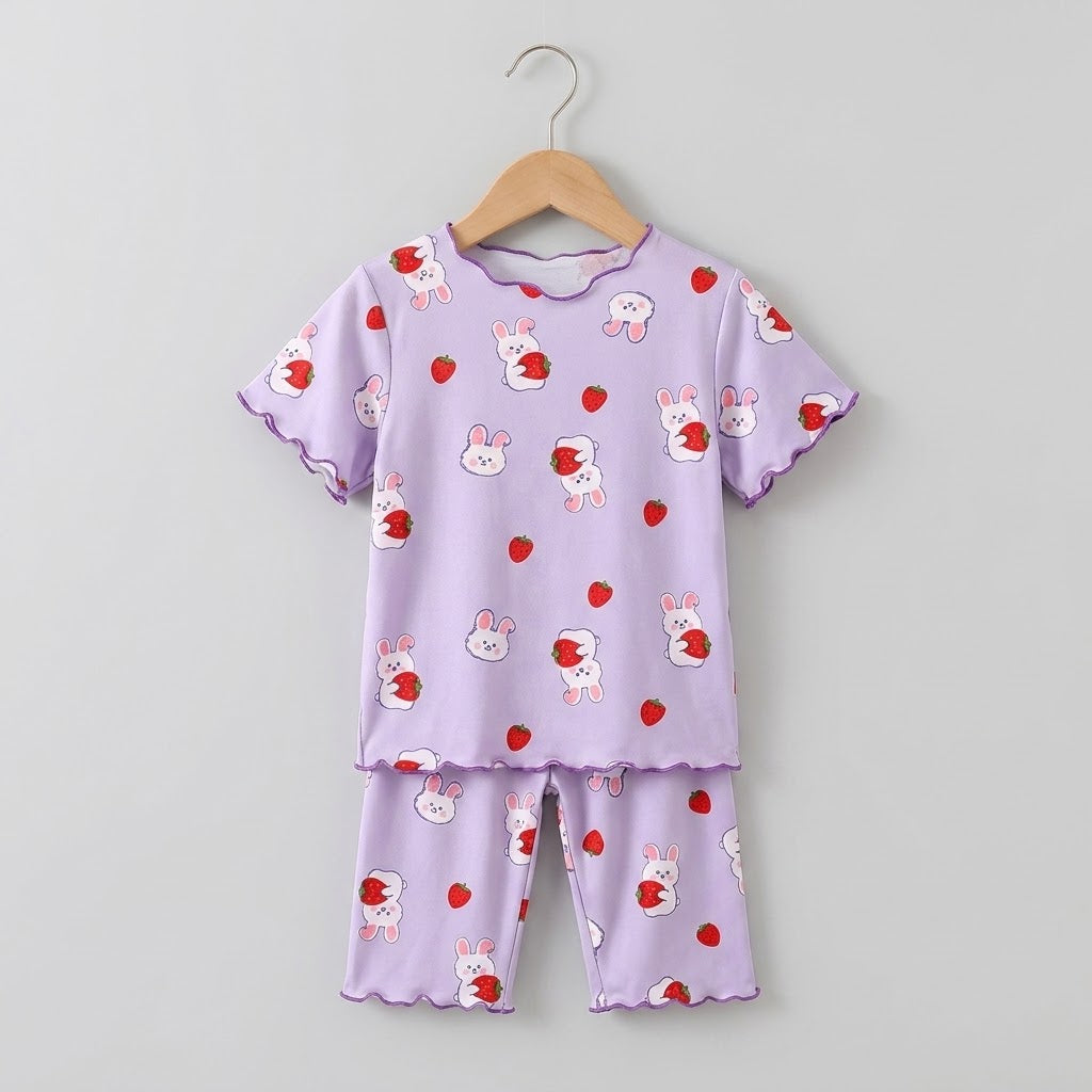 Kitten Printed Pajama Set | Peakachu