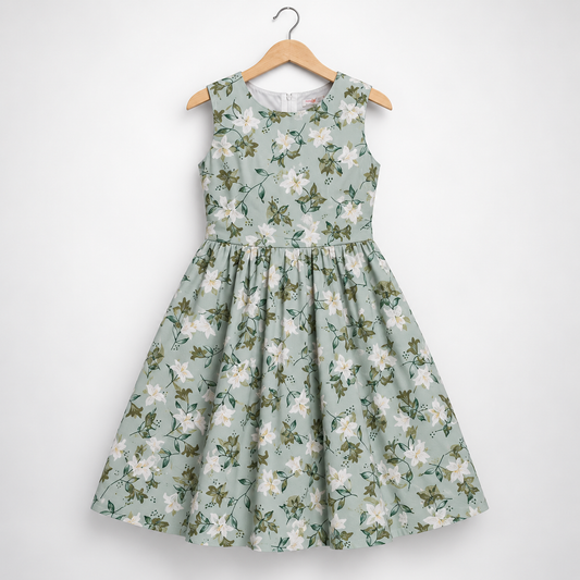Star Printed Girls Frock | Peakachu