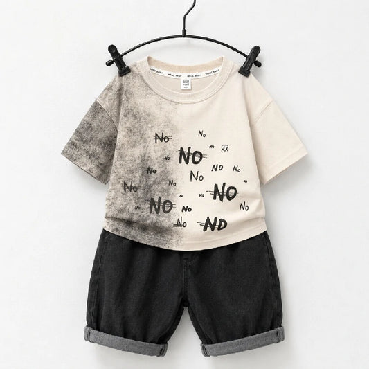Typography Shirt + Shorts | Peakachu