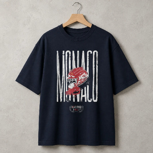 Oversized Graphic Monaco Racing T-Shirt | Peakachu