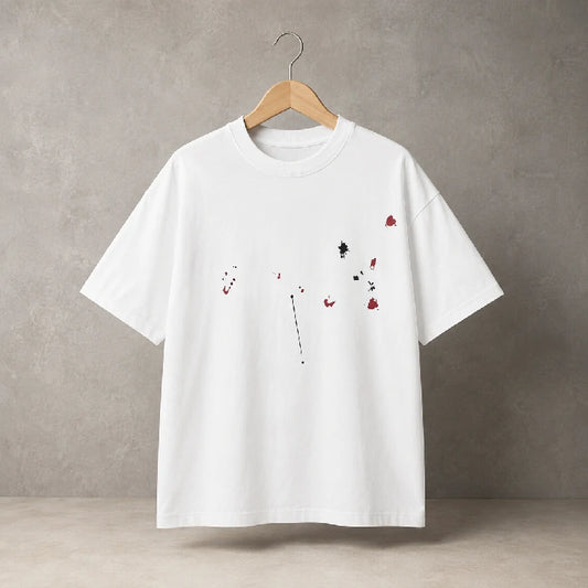 Oversized Graphic Grey Wash T-Shirt | Peakachu