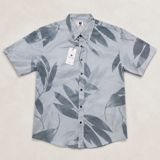 Men Leaf Print Shirt | Peakachu