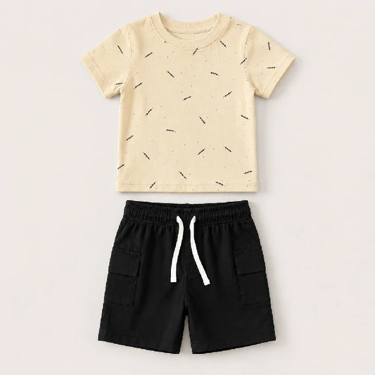 Dash Pattern Shirt + Shorts | Peakachu