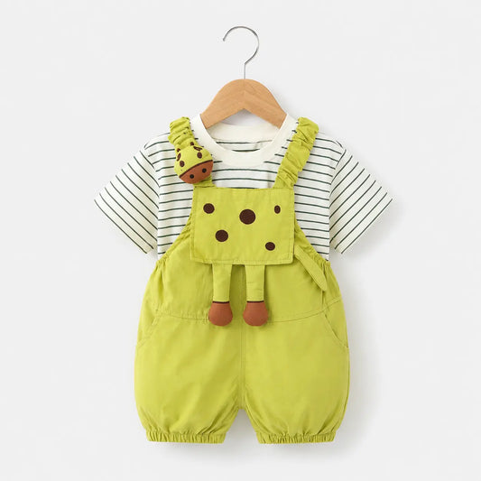 Insect Top + Dungaree Shorts | Peakachu