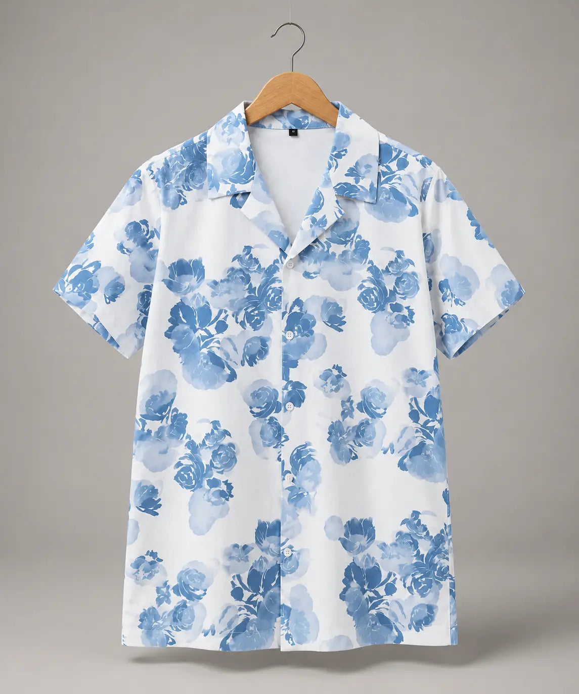 Printed Resort Collar Shirt | Peakachu
