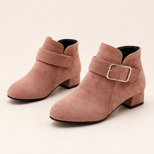 Low Heeled Ankle Boots | Peakachu