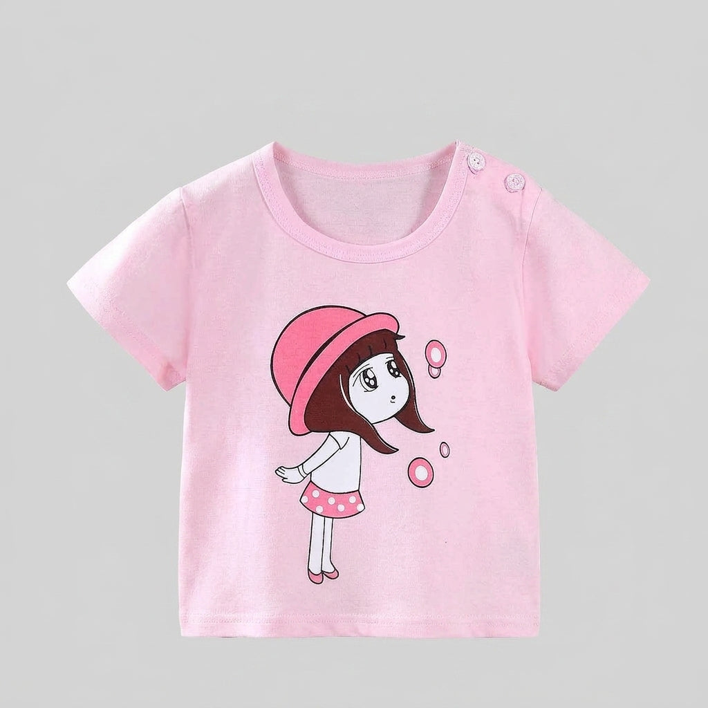 Cartoon Girl T-shirt | Peakachu
