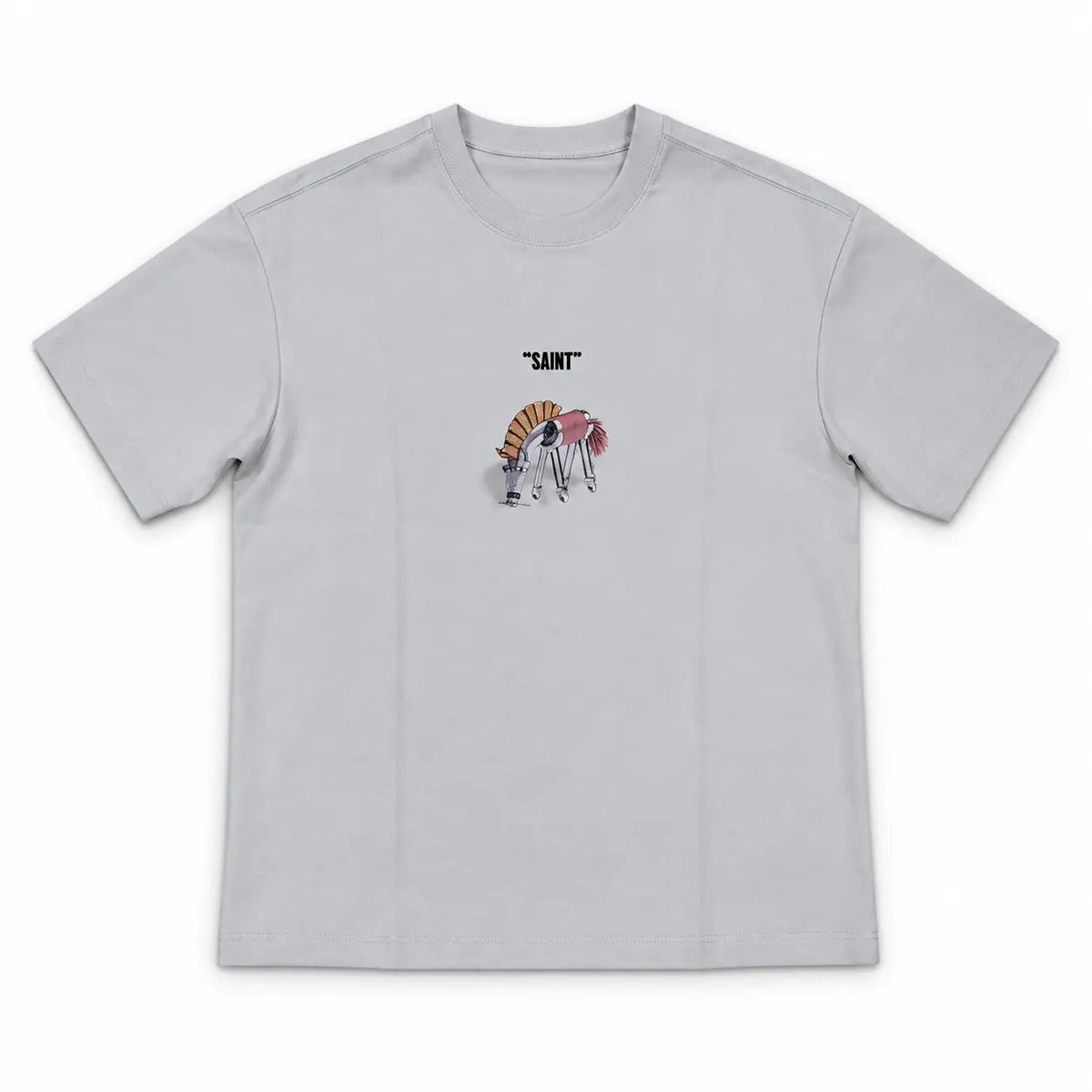 Oversized Pendant Style Printed T-Shirt | Peakachu