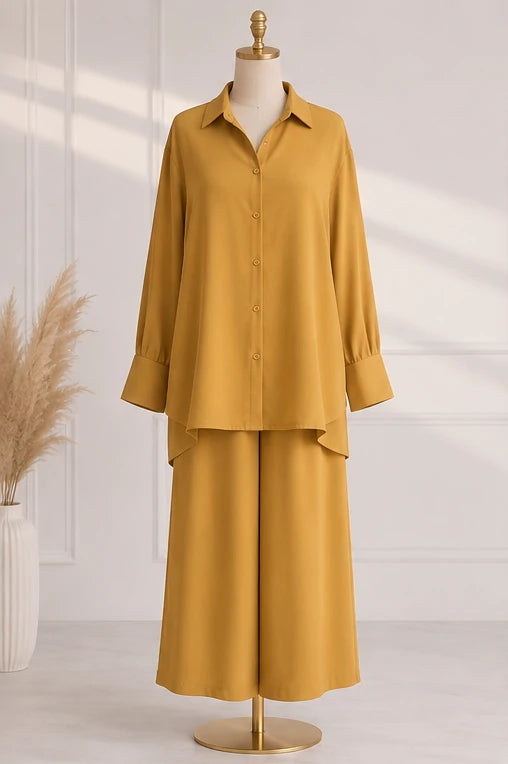 Full Sleeves Solid Co-Ord Set | Peakachu