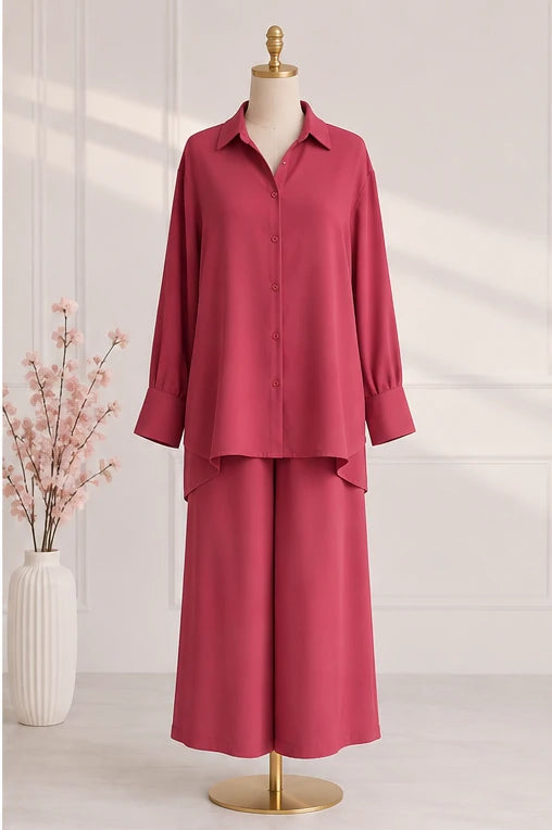 Full Sleeves Solid Co-Ord Set | Peakachu