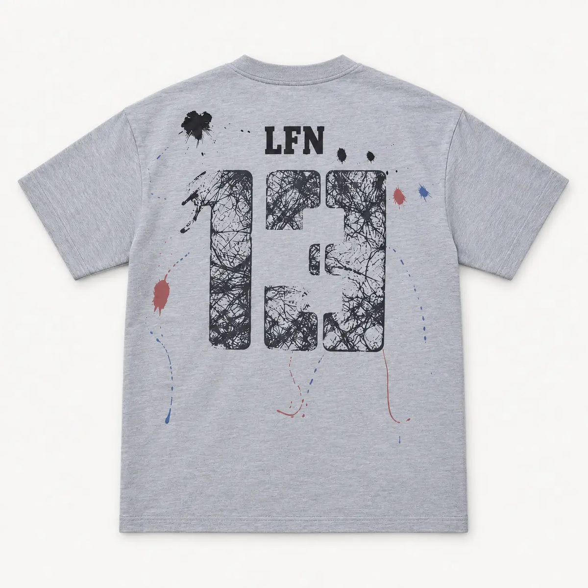 Oversized Graphic Grey Wash T-Shirt | Peakachu