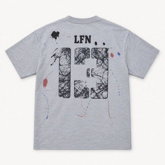 Oversized Graphic Grey Wash T-Shirt | Peakachu