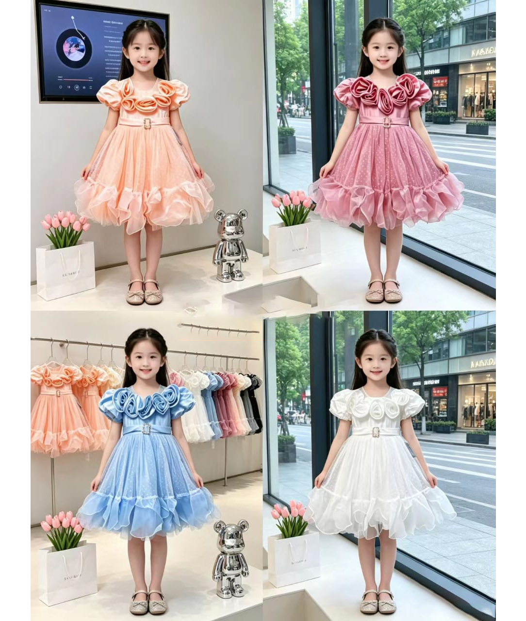 Fancy Party Girl Frock | Peakachu