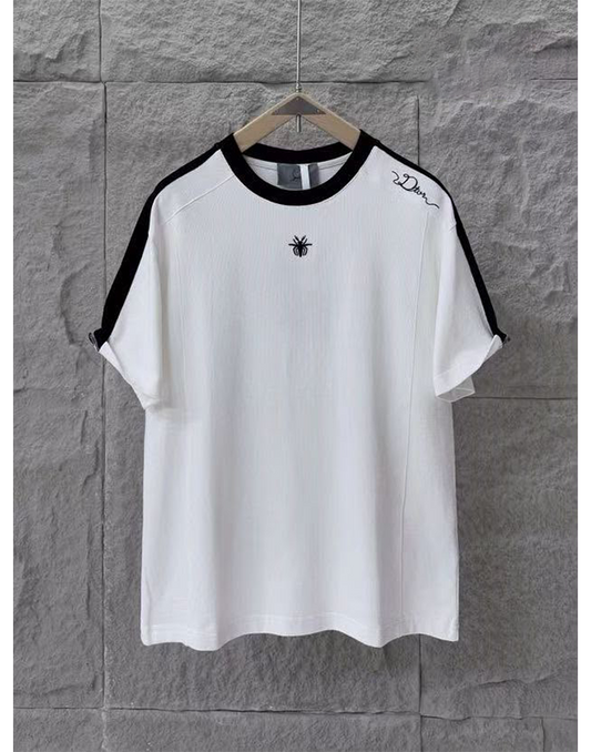 Oversized Graphic Embroidered Varsity T-Shirt | Peakachu