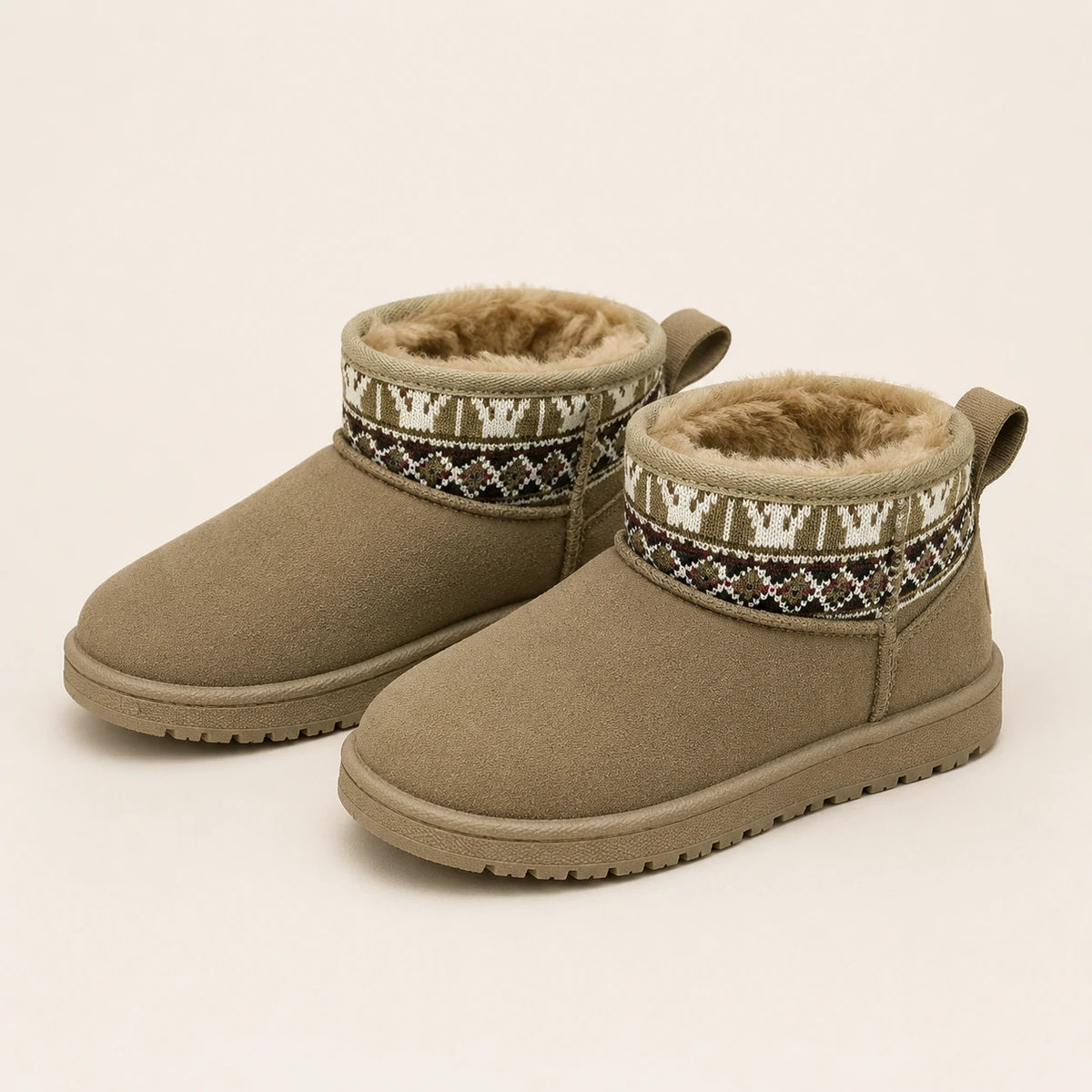 Plush Fleece Winter Boots | Peakachu