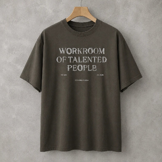 Oversized Graphic Text Print T-Shirt | Peakachu