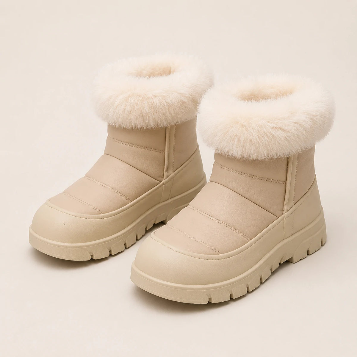 Faux Fur Winter Boots | Peakachu