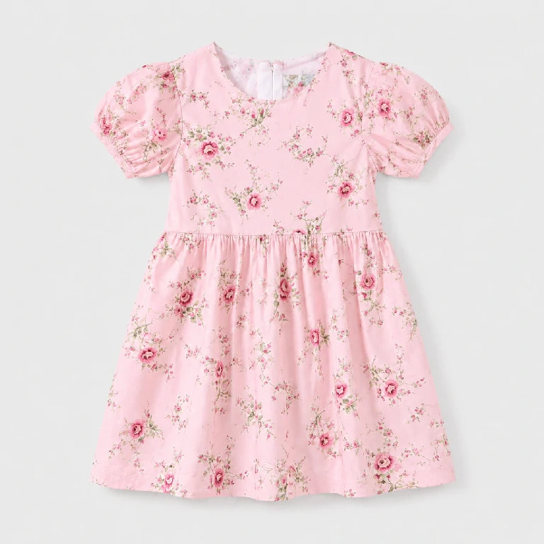 Line Skirt Summer Cotton Frock | Peakachu