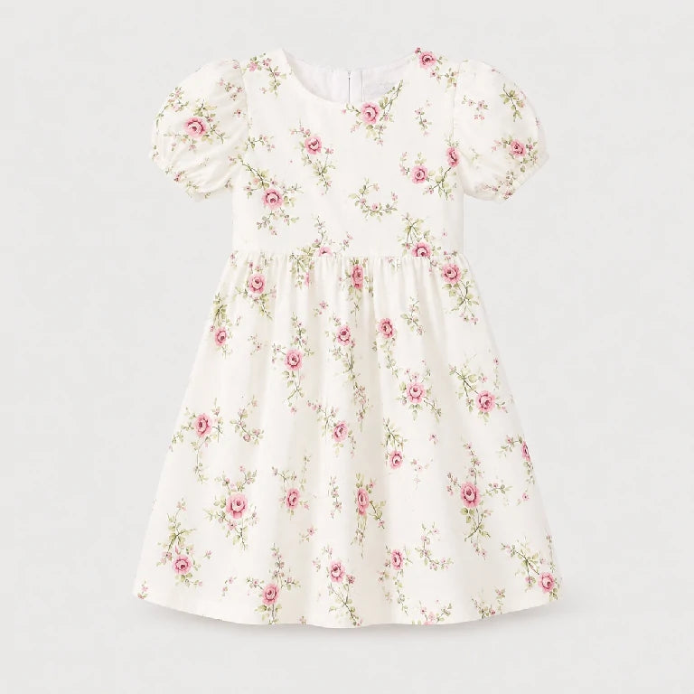 Line Skirt Summer Cotton Frock | Peakachu