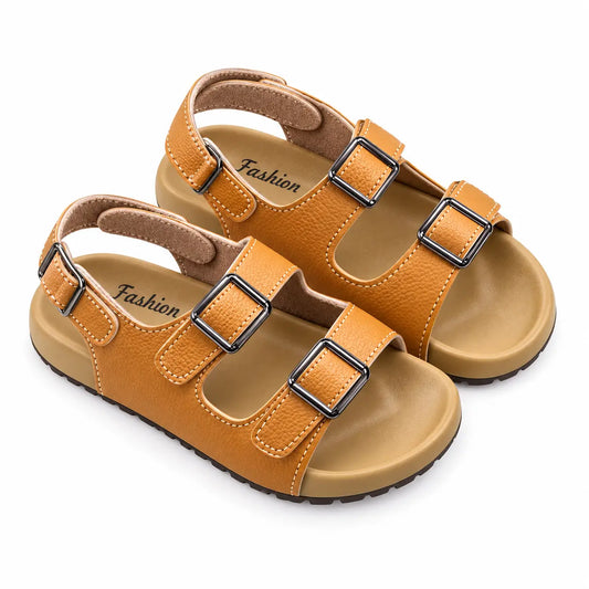 Soft Sole white Strappy Sandals | Peakachu