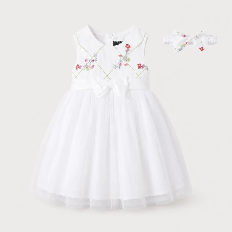 Fancy Net Dress With Bow | Peakachu