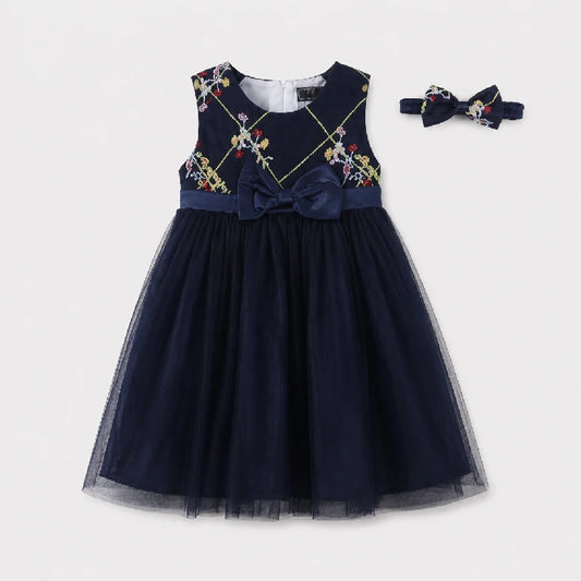 Fancy Net Dress With Bow | Peakachu