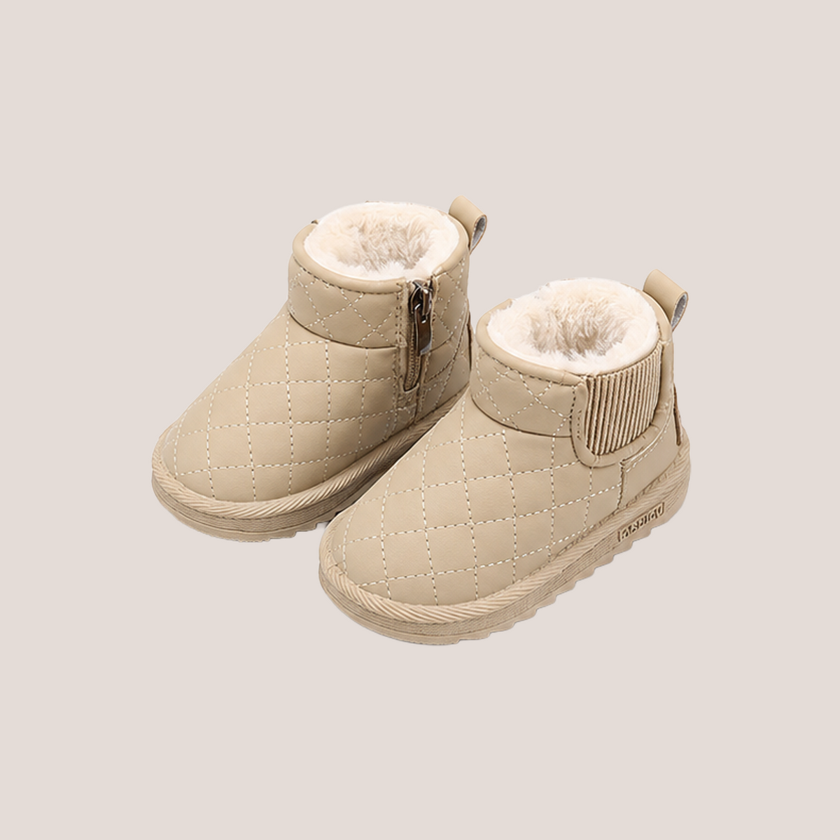 Fleece Zip Up Boots | Peakachu
