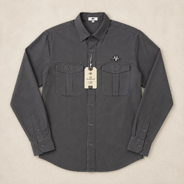 Utility Shirt Double Flap Pockets | Peakachu
