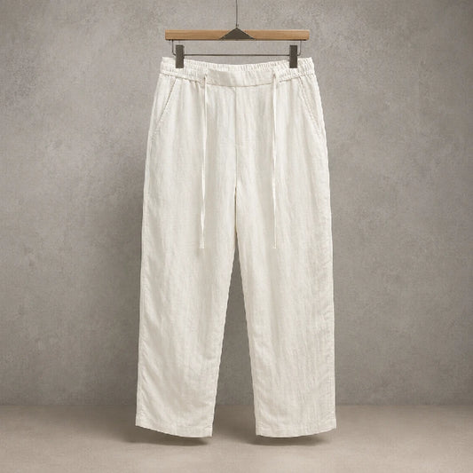 White Linen Trousers | Peakachu