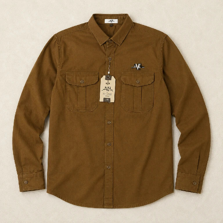 Utility Shirt Double Flap Pockets | Peakachu