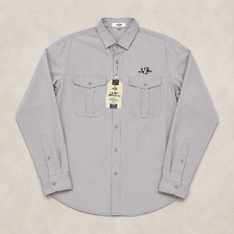 Utility Shirt Double Flap Pockets | Peakachu