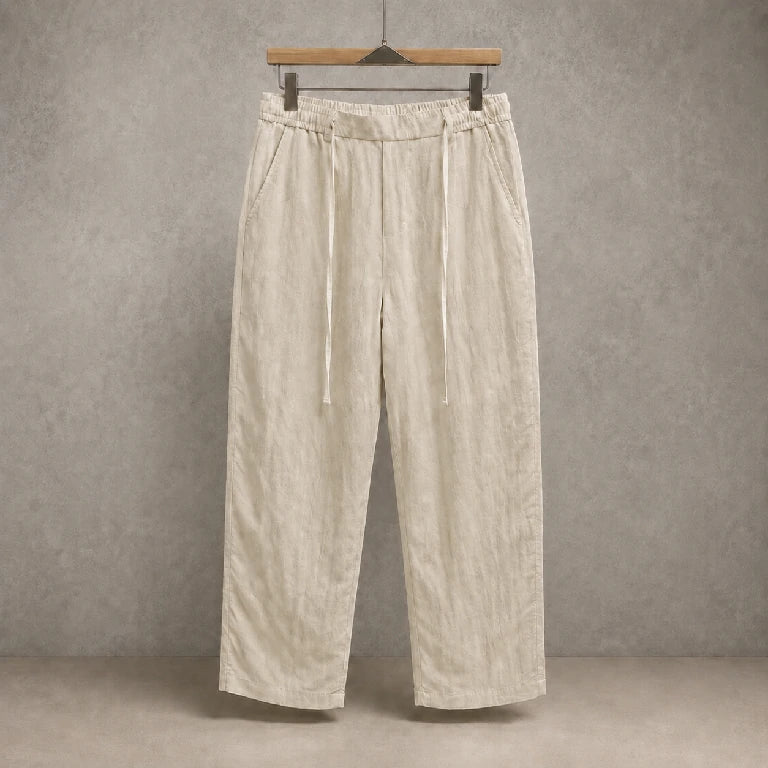 White Linen Trousers | Peakachu
