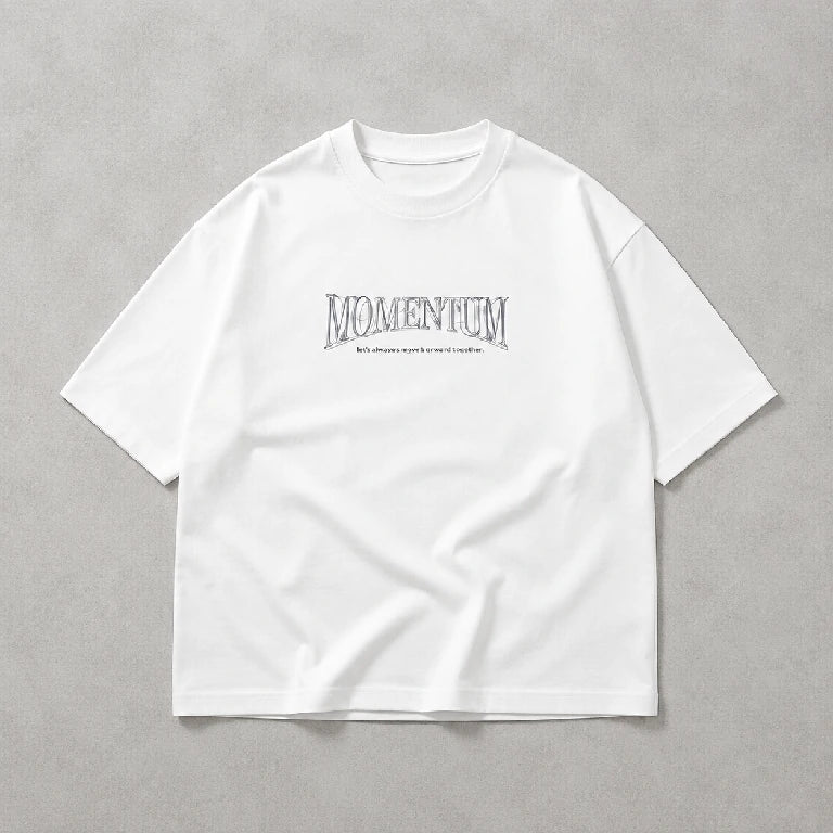 Oversized Graphic Momentum T-Shirt | Peakachu