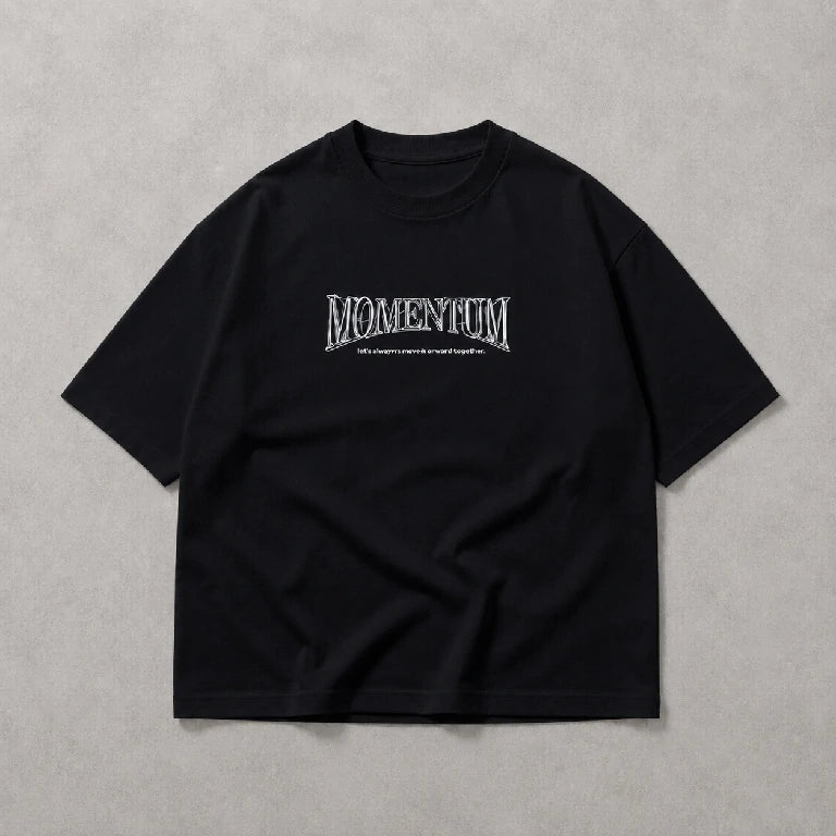 Oversized Graphic Momentum T-Shirt | Peakachu
