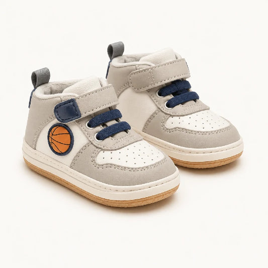 Faux Elastic Baby Boy Sneakers | Peakachu