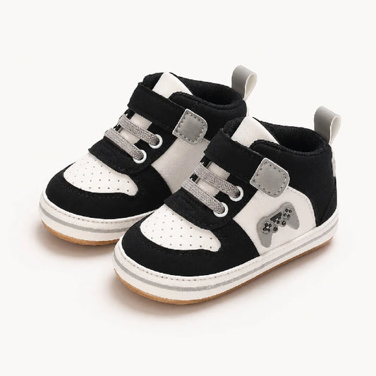 Faux Elastic Baby Boy Sneakers | Peakachu