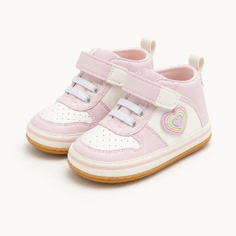 Faux Elastic Baby Boy Sneakers | Peakachu