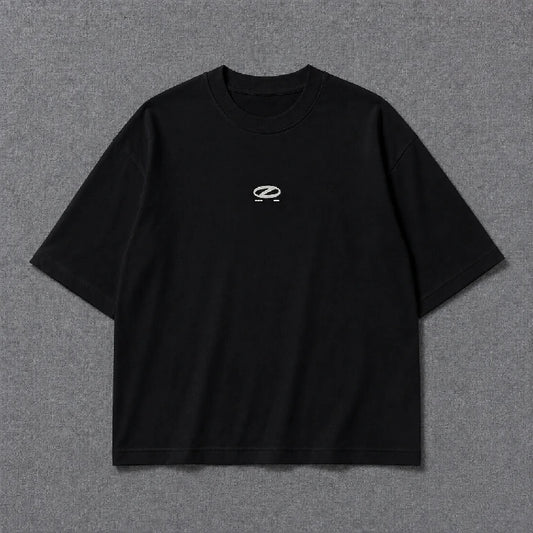 Oversized Graphic Solid Print T-Shirt | Peakachu