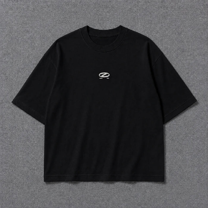 Oversized Graphic Solid Print T-Shirt | Peakachu