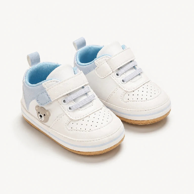 Faux Elastic Baby Boy Sneakers | Peakachu