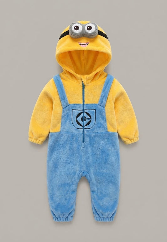 Hooded Fleece Jumpsuit | Peakachu