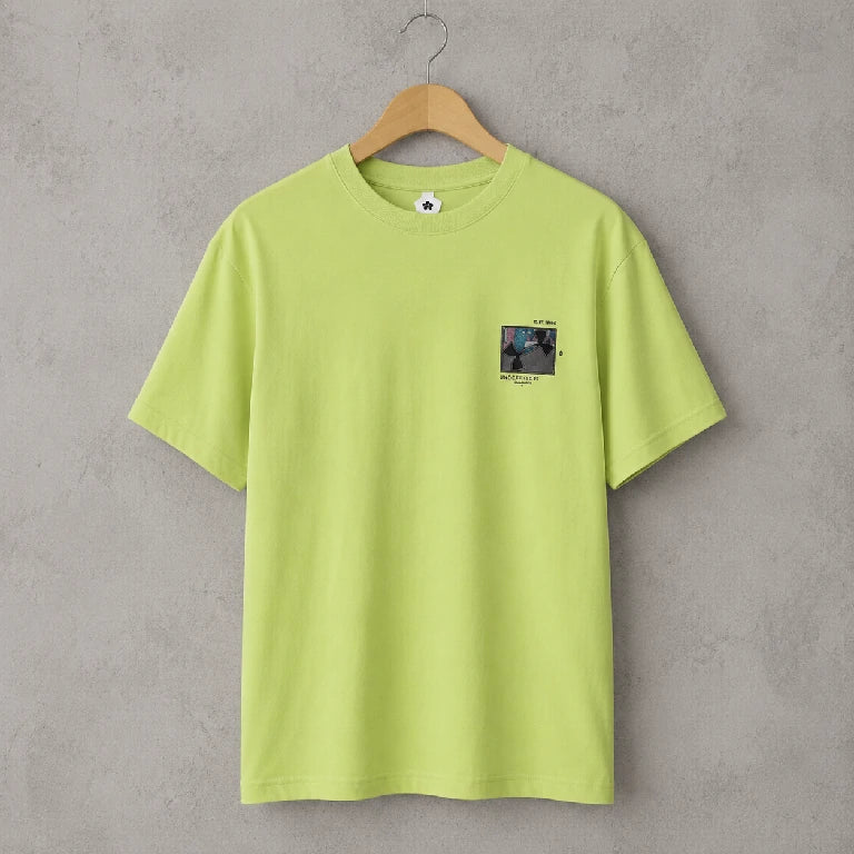 Oversized Graphic Pocket Design T-Shirt | Peakachu