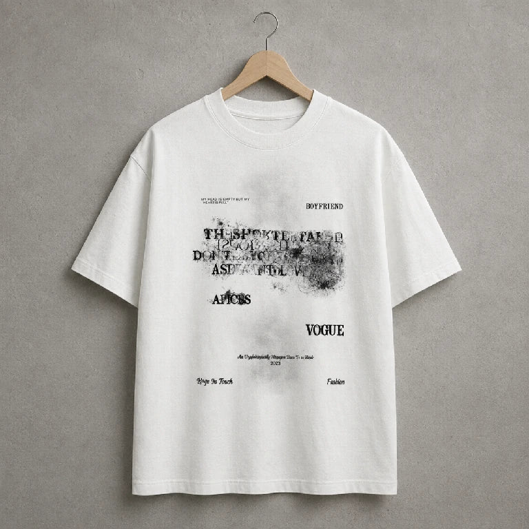 Oversized Graphic Vintage Poster T-Shirt | Peakachu