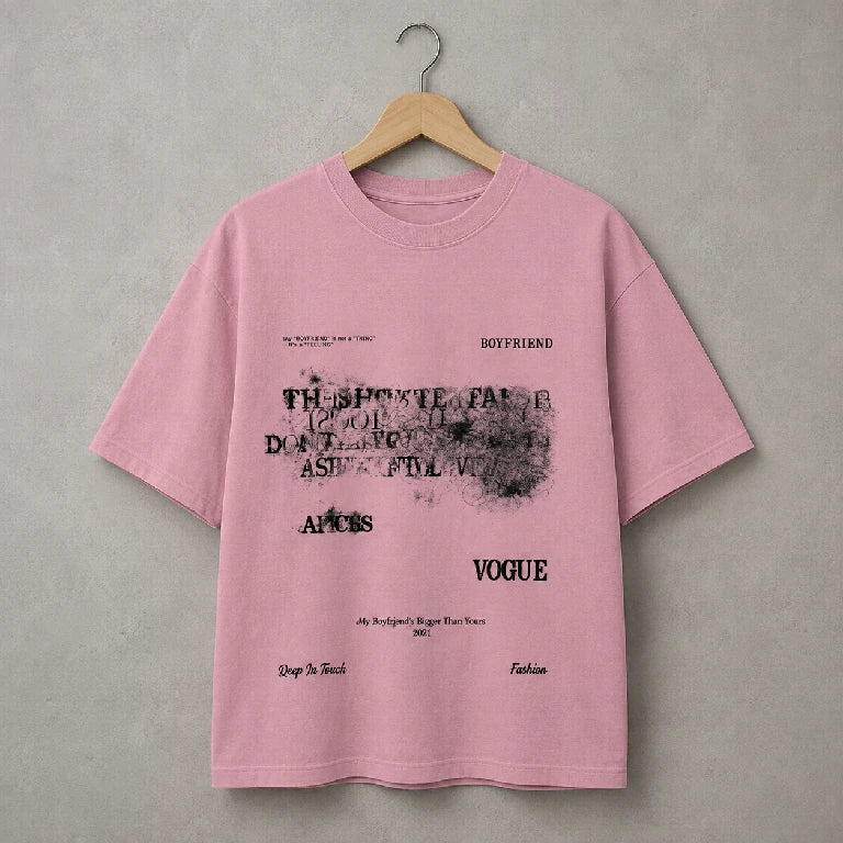 Oversized Graphic Vintage Poster T-Shirt | Peakachu